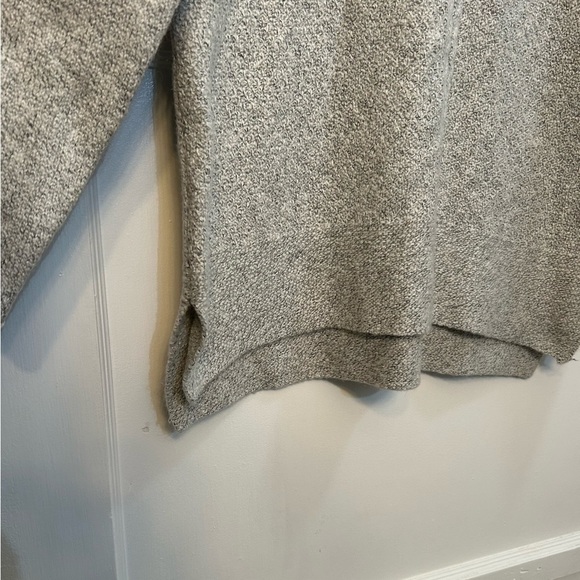 PRANA | Nolan Cable Knit Sweater Tunic | Light Heather Gray Size Medium - Picture 3 of 6